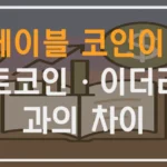 스테이블 코인이란? 비트코인·이더리움과의 차이