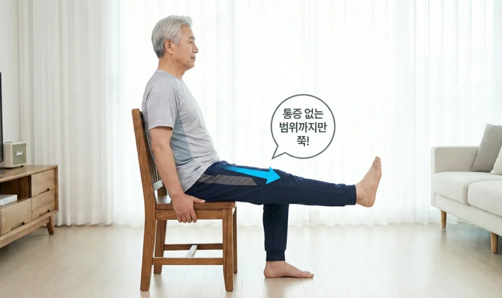 허벅지 근육 강화 운동 동작1.