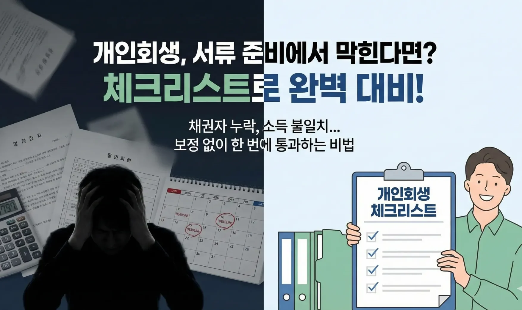 어려운 개인회생 신청 서류 쉽게 준비하기: 체크리스트 및 발급 요령